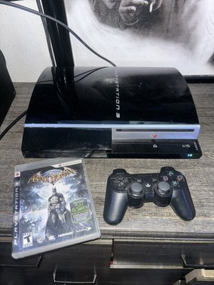 Sony PlayStation 3 60GB Piano Console Black Backwards Compatible