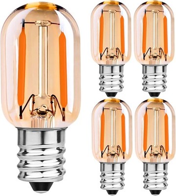 Vintage T22 LED Filament Birnen, Amber Glow, 2200K, 10W Äquivalent