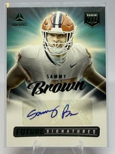 2025 Panini Luminance  Future Signatures Nil Sammy Brown #NIL-SBN Green  (AU,RC)