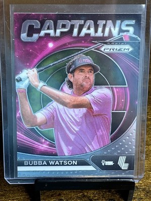 2024 Panini Prizm LIV Golf Bubba Watson Captains Pink Parallel Rangegoats