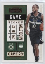 2020-21 Panini Contenders Game Ticket Bronze Khris Middleton #13 00em