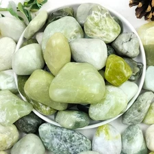 5lbs Jade Pebbles for Indoor Plants, 2-3 Inch Natural River Rocks, High Polis...