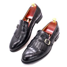 38-47 Plus Size Mens Tassels Buckle Real Leather Formal Dress Business Shoes New