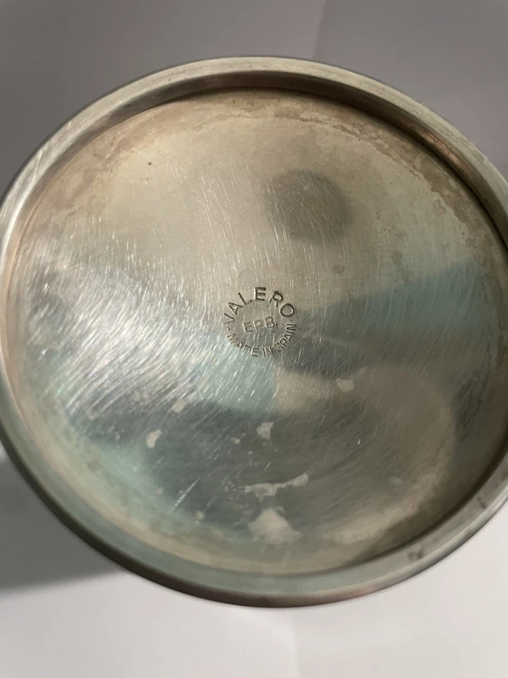 Copas de vino y agua Britannia chapadas en plata Valero vintage ~ Juego de ocho Foto 4 de 4