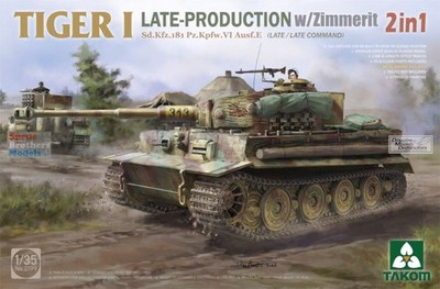 TAK02199 1:35 Takom Tiger I Late Production with Zimmerit