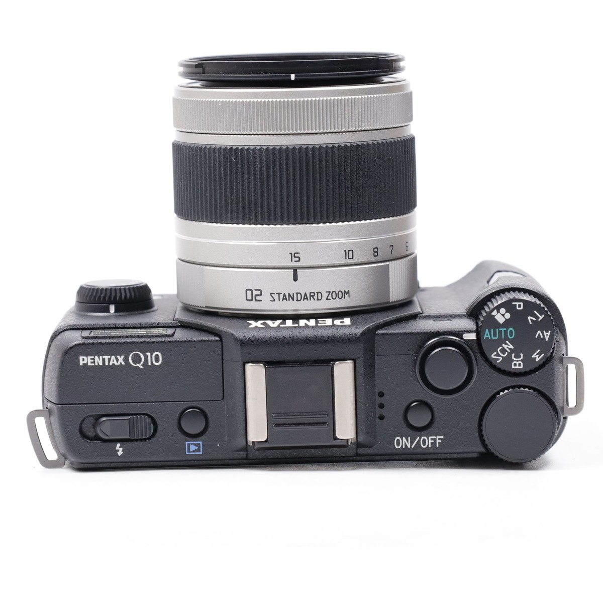 Pentax Q10 Black Digital Camera w/ 02 Lens (ShutterCount:256) [Top