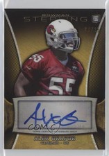 2013 Bowman Sterling Auto Gold Refractor /25 Alex Okafor #BSA-AO Rookie Auto RC
