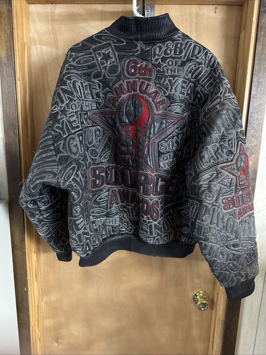 Al Wissam Leather Jacket The Source Awards Vintage Size 46