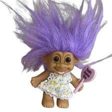 Russ Purple Troll Doll World s Greatest Mom Flower Dress 5