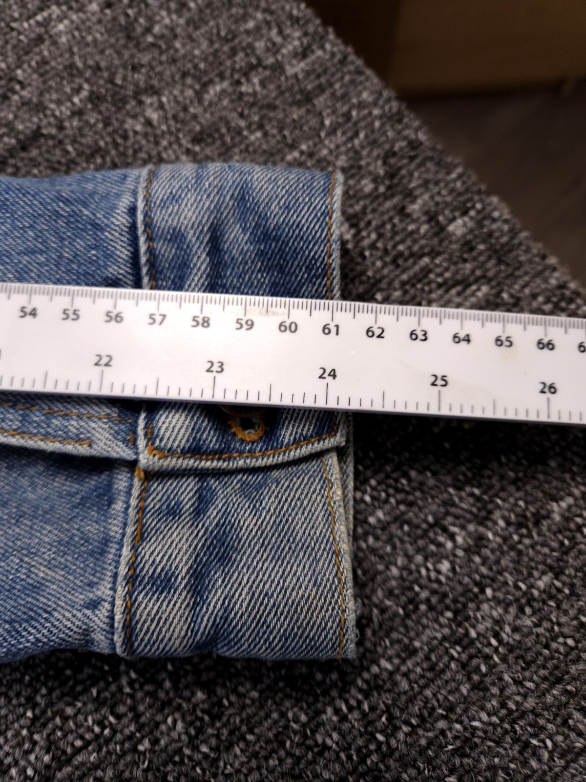 Pendleton Trucker Denim Jacket Men Large Blue Vin… - image 13