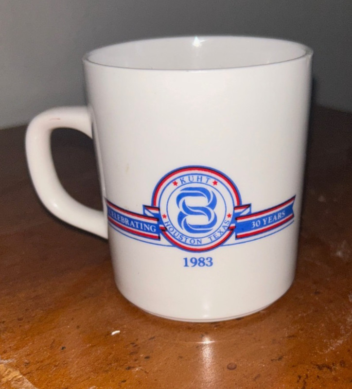 KUHT Channel 8 Houston "Celebrating 30 Years" TV promotional mug