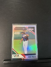 2020 Panini USA Baseball Stars & Stripes - Longevity Nick Frasso #23 Sapphire...