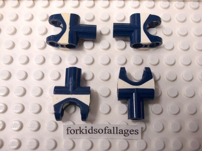 LEGO Technic Bionicle x1192px2 Ball Joint Socket Dark Blue w/ Rubber Insert x4