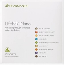 Nu-Skin Pharmanex LifePak Nano -60 Packets- New Sealed - 06/2027