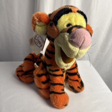Walt Disney Tigger Plush Winnie the Pooh Curly Tail 9" Vintage Stuffed Toy