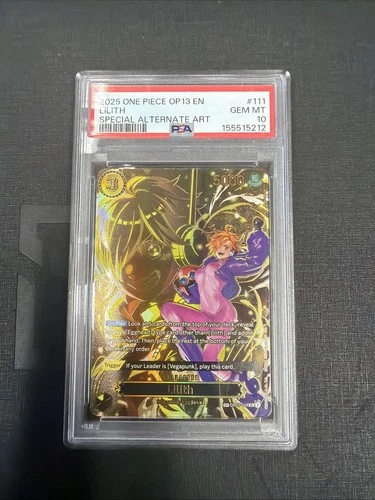 [PSA 10] Lilith SP OP07-111 OP13 Carrying On His Will SP