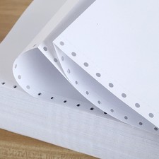 Continuous Needle Printer Computer Paper Single Sheet Dot Matrix Printing Form — image 11