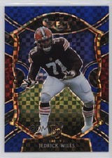 2020 Panini Select Concourse Blue Prizm 46/175 Jedrick Wills #90 0sm7