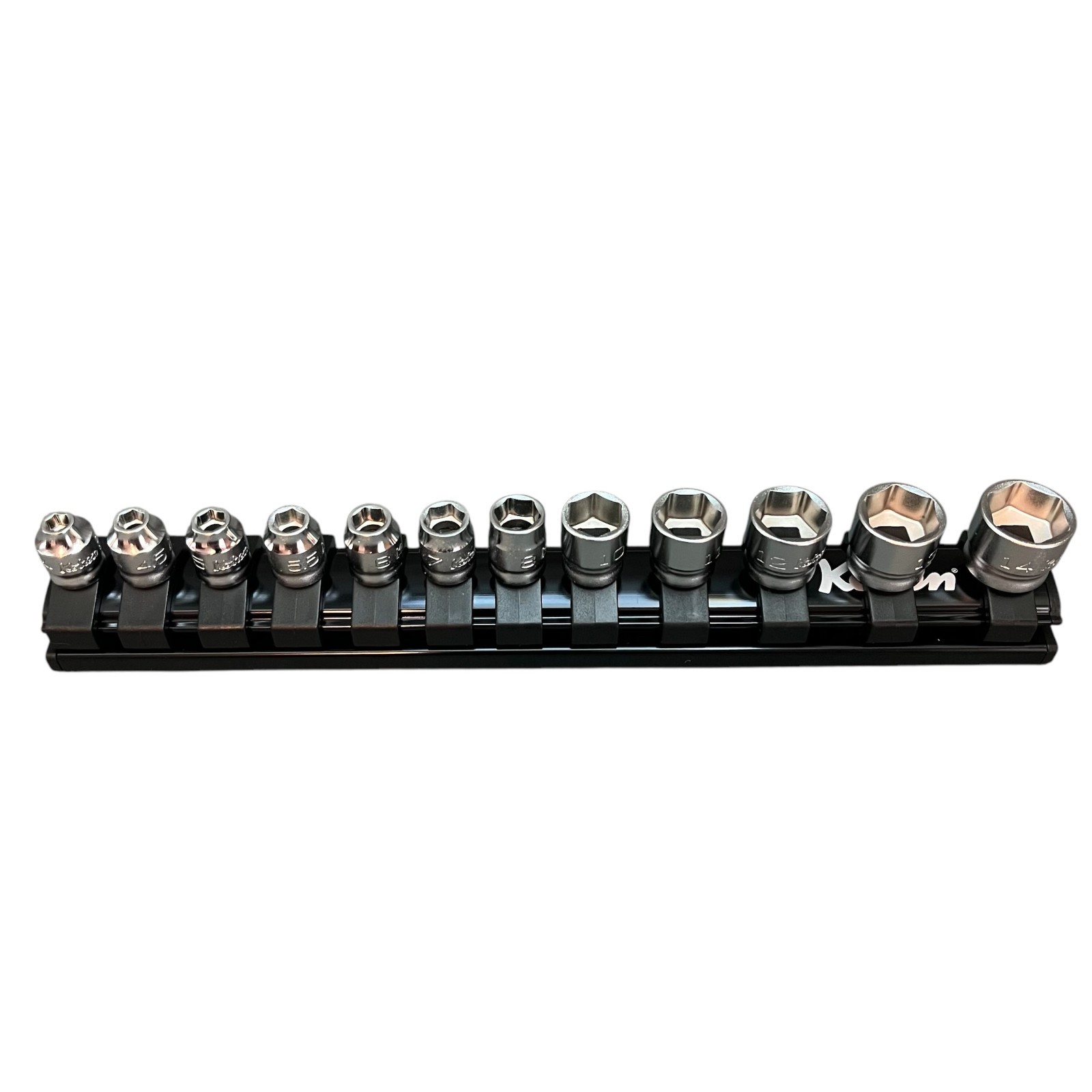 Ko-ken RS2400MZ/12 1/4 In SQ. DR. SOCKET SET 4-14MM 6 POINT Z-SERIES 12 ...