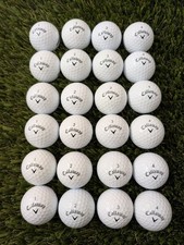 24 MINT Callaway Supersoft Golf Balls. 5AAAAA Golf Balls Used Valuables Pouch