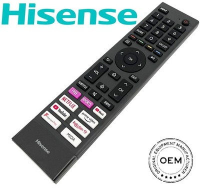 Original Hisense ERF3A80 TV Fernbedienung für 50A7GQTUK 50A7HQTUK 50E76GQT