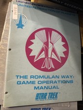 Star Trek The Romulan Way Game Operations Manual RPG Book Used