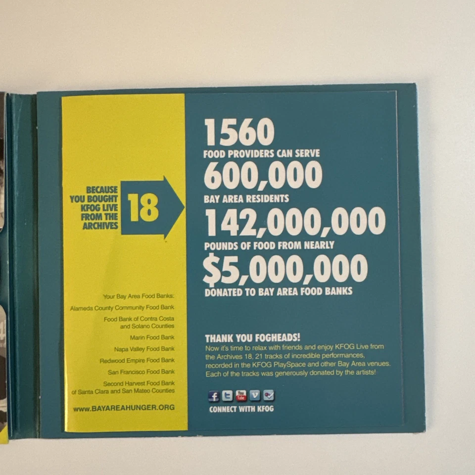 Kfog Live From The Archives 18 CD VG+/VG - Image 3 of 4