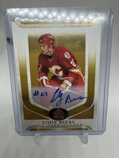 2020-21 UD SP Signature Edition Legends Gold Spectrum Foil Eddy Beers #219 Auto