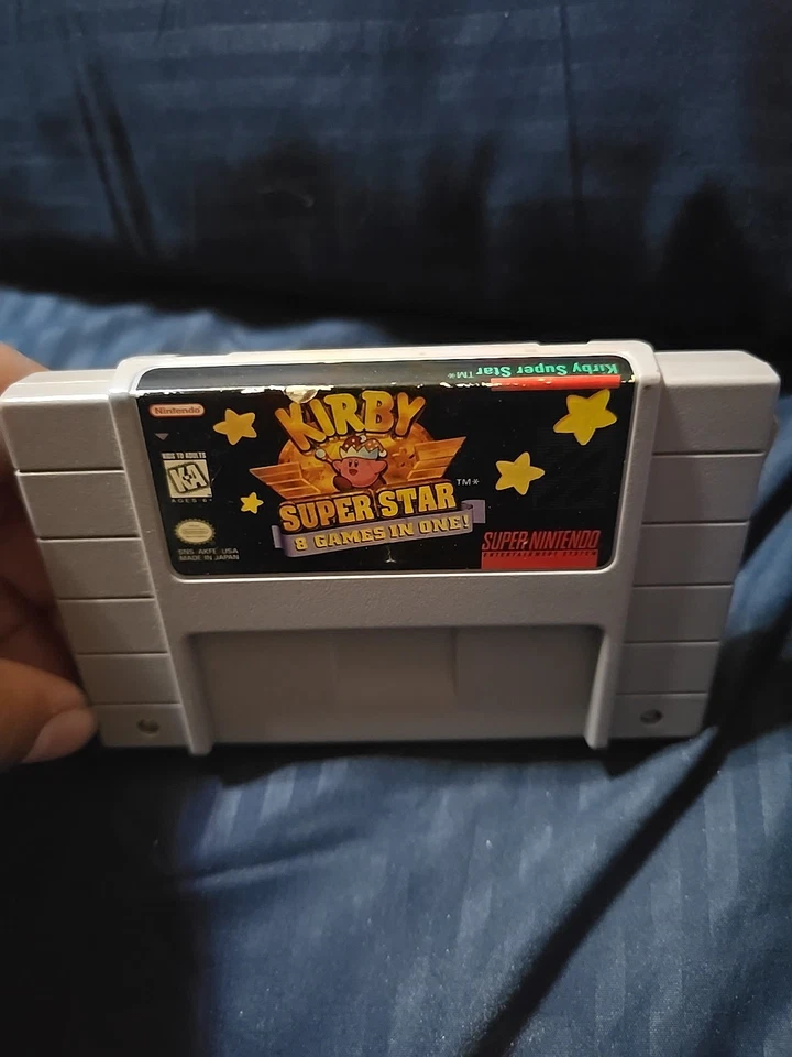 Kirby Super Star 8 Games in 1 for Nintendo SNES, 1996, Cartridge Only - Image 2 of 2