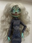OOAK Monster High Doll Repaint Unique Creepy Alien Girl With Dress No Shoes — photo 1