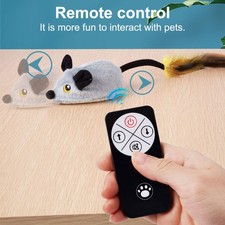 Remote Control Mouse Toy 2026 New Remote Control Cat Toys Mice Electronic Moving