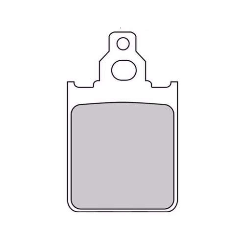 PASTIGLIE FRENO FDB784EF ECO FRICTION PER PIAGGIO QUARTZ 50 1992/1996 - Foto 2 di 3