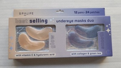 Spa Life Best Selling Undereye Masks Duo - Glow with Vitamin C & Hyaluronic Acid