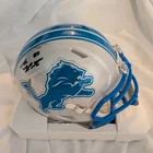 Sam LaPorta Autographed Detroit Lions Football mini Helmet Fanatics Authentic