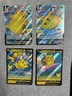 Surfing Pikachu & Flying Pikachu V & Vmax 4 Card Set Pokemon TCG Celebrations NM