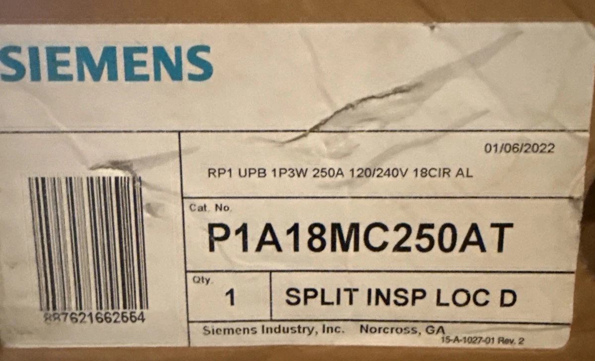 25+ Siemens Electrical Panel & Distribution Boards for sale