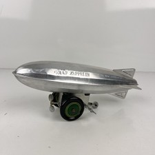 Schylling Aluminum GRAF ZEPPELIN AIRSHIP Wind up Toy Collectors Series Works