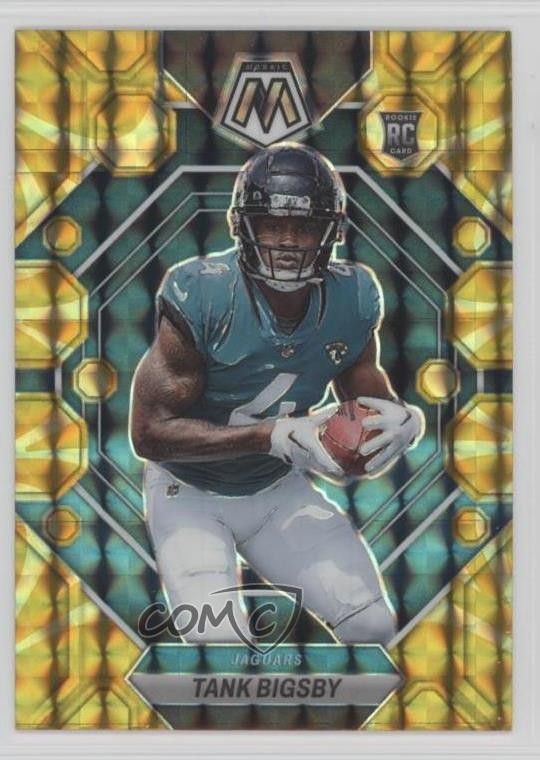 2023 Panini Mosaic Rookies Reactive Yellow Prizm Tank Bigsby #364 Rookie RC