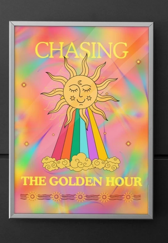 Chasing the Golden Hour Poster