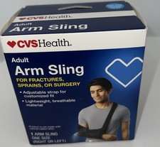  ..2 CVS Health Arm Sling Adult with Adjustable Fastener - Right or Left Arm