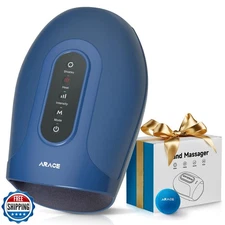 Arace Hand Massager with Heat and Compression, Cordless Hand and 