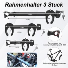 3er/ Set Rahmenhalter für Fahrradträger abs...
