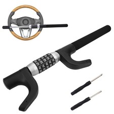 Car Steering Wheel Lock Anti Theft Device, Heavy Duty Car Lock Anti Theft Dev...