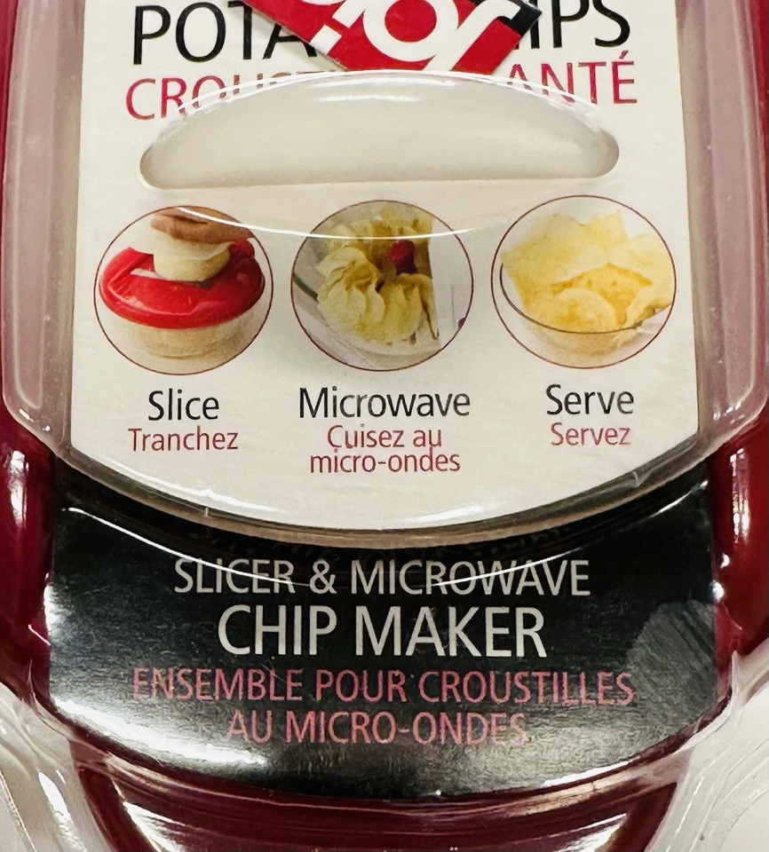Joie Healthy Potato Chips Maker 44000 Slicer Cooker Microwave Sealed Packaging - Image 3 of 4