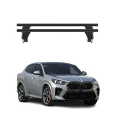 Menabo Dachträger Grundträger für BMW X2 U10 2023-2026 Alu Schwarz 2tlg