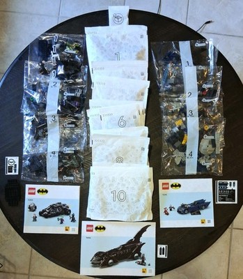 LEGO DC Batman Batmobile 3 Set Bundle Lot (No Box) Instruction Manuals Included
