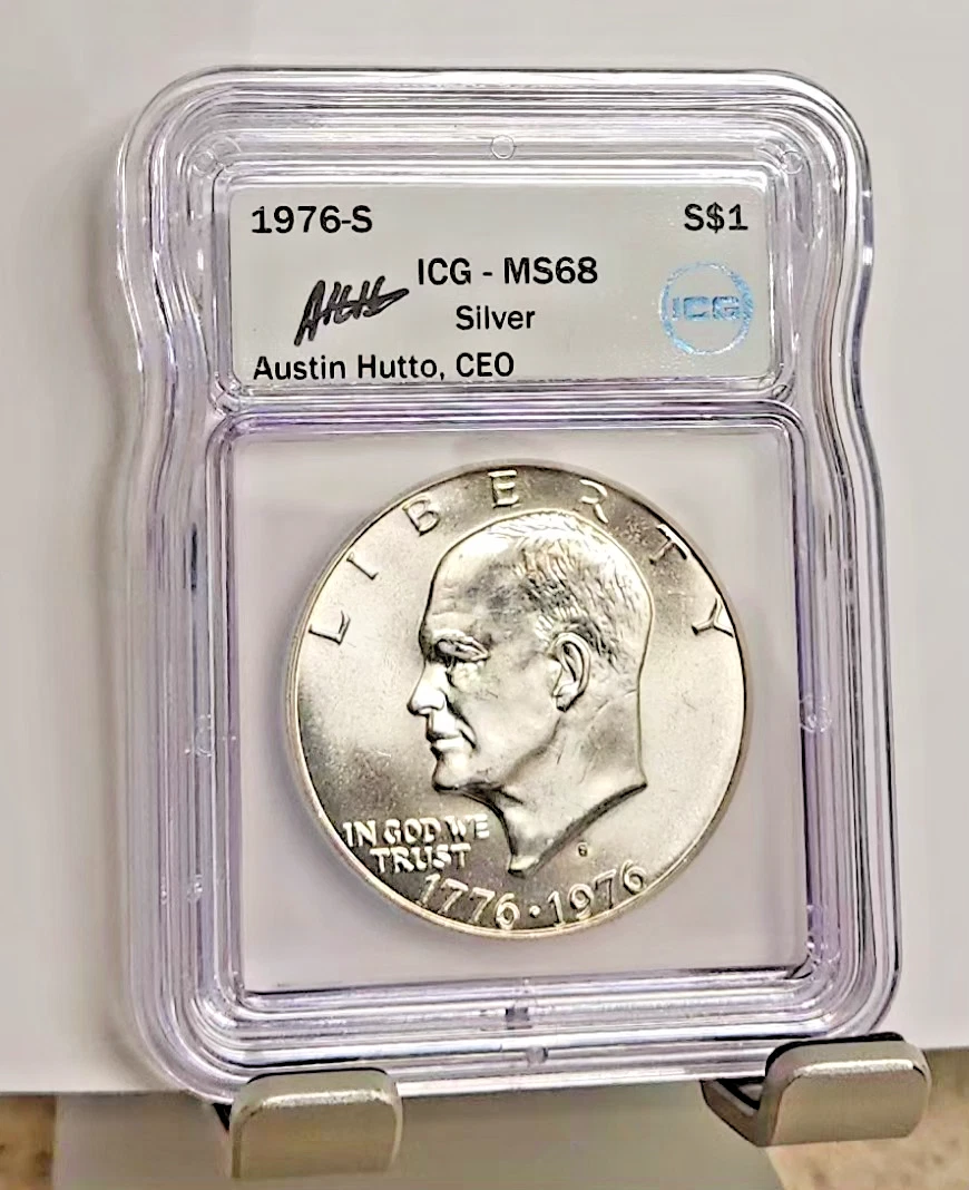 San Francisco MS 68 Graded 1976 Eisenhower Dollars (1971-1978) for