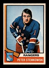 1974 O-Pee-Chee NHL #77 Pete Stemkowski   EX/EX+ X3613664