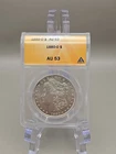 1880-OMorgan Silver Dollar $1 - ANACS  AU53