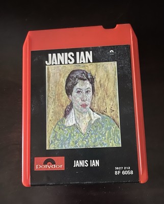 RARE Janis Ian 8 Track Janis Ian Red Cartridge Tested And Works Colllectible